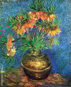 Fritillaries in a Copper Vase By Vincent van Gogh