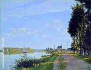 The Promenade at Argenteuil 1872 By Claude Monet