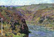 Valley of the Creuse Sunlight Effect 1889 By Claude Monet