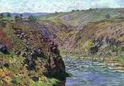 Valley of the Creuse Sunlight Effect 1889 By Claude Monet