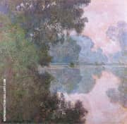 Morning on the Seine near Giverny 1896-97 By Claude Monet