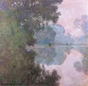 Morning on the Seine near Giverny 1896-97 By Claude Monet