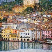 Malcesine on Lake Garda, 1913 By Gustav Klimt