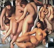 Women Bathing 1929 By Tamara de Lempicka