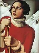 St. Moritz 1929 By Tamara de Lempicka