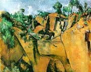 Bibemus Quarry La Carriere Bibemus 1895 By Paul Cezanne