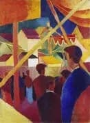 The Tightrope Walker 1914 By August Macke