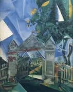 Cemetery Gates 1917 By Marc Chagall