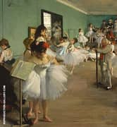 Dance Class 1874 By Edgar Degas