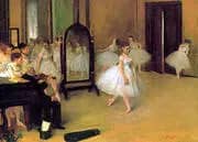 Dance Class, c1871 By Edgar Degas