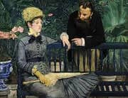 In the Conservatory 1879 By Edouard Manet