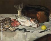 Fish Still Life 1864 By Edouard Manet
