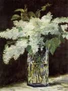 White Lilacs 1883 By Edouard Manet