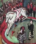 Girl Circus Rider 1912 By Ernst Kirchner