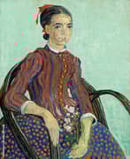 La Mousme Sitting 1888 By Vincent van Gogh
