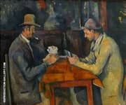 The Card Players, 1892-1896 By Paul Cezanne