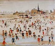 At the Seaside 1946 By L-S-Lowry