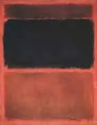 Tan and Black on Red By Mark Rothko (Inspired By)