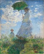 Madame Monet and her Son 1875 By Claude Monet