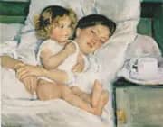 Breakfast in Bed 1897 By Mary Cassatt