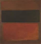 No 10 Black Sienna On Dark Wine 1963 By Mark Rothko (Inspired By)