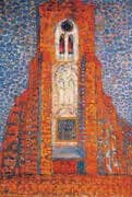 Sun, Church in Zeeland By Piet Mondrian