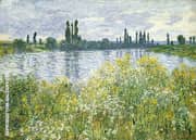 Banks of the Seine Vetheuil 1880 By Claude Monet