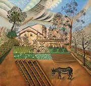 The Vegetable Garden with Donkey 1918 By Joan Miro