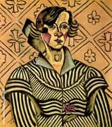 Portrait of Juanita Obrador 1918 By Joan Miro