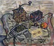 Still Life with Coffee Mill 1918 By Joan Miro