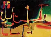 Man and Woman in Front of a Pile of Excrement 1936 By Joan Miro