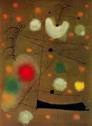 Painting of Celotex 1937 By Joan Miro