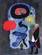 The Red Sun 1948 By Joan Miro
