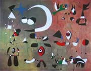 Figures in the Night 1949 By Joan Miro