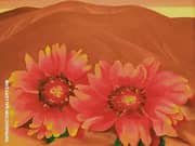 Red Hills with Flowers 1937 By Georgia O'Keeffe