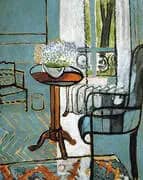The Window Interior with Forget-Me-Nots 1916 By Henri Matisse
