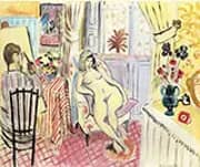 The Painter and His Model Studio Interior 1920 By Henri Matisse