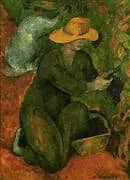 En el Vinedo The Vineyard By Diego Rivera