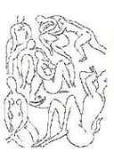 Nymph and Faun Poesies de Mallarme 1932 By Henri Matisse