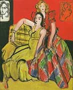Two Girls The Yellow and Plaid Skirt 1941 By Henri Matisse