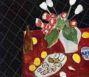 Tulips and Oysters on a Black Background 1943 By Henri Matisse