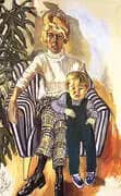Mrs. Paul Gardner and Sam 1967 By Alice Neel