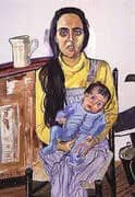 Ginny and Elizabeth 1975 By Alice Neel