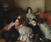 Essie Ruby And Ferdinand Children of Asher Wertheimer 1902 By John Singer Sargent