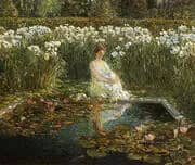 Lilies 1910 By Childe Hassam