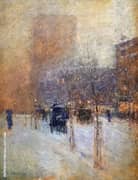 Late Afternoon New York Winter 1900 By Childe Hassam