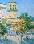 Street of the Great Captain Cordoba 1910 By Childe Hassam