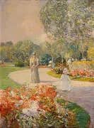 Parc Monceau 1897 By Childe Hassam