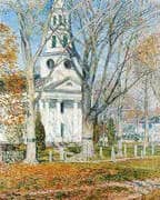Church at Old Lyme 1903 By Childe Hassam