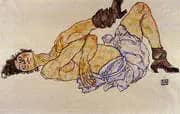 Reclining Female Nude, 1914 By Egon Schiele